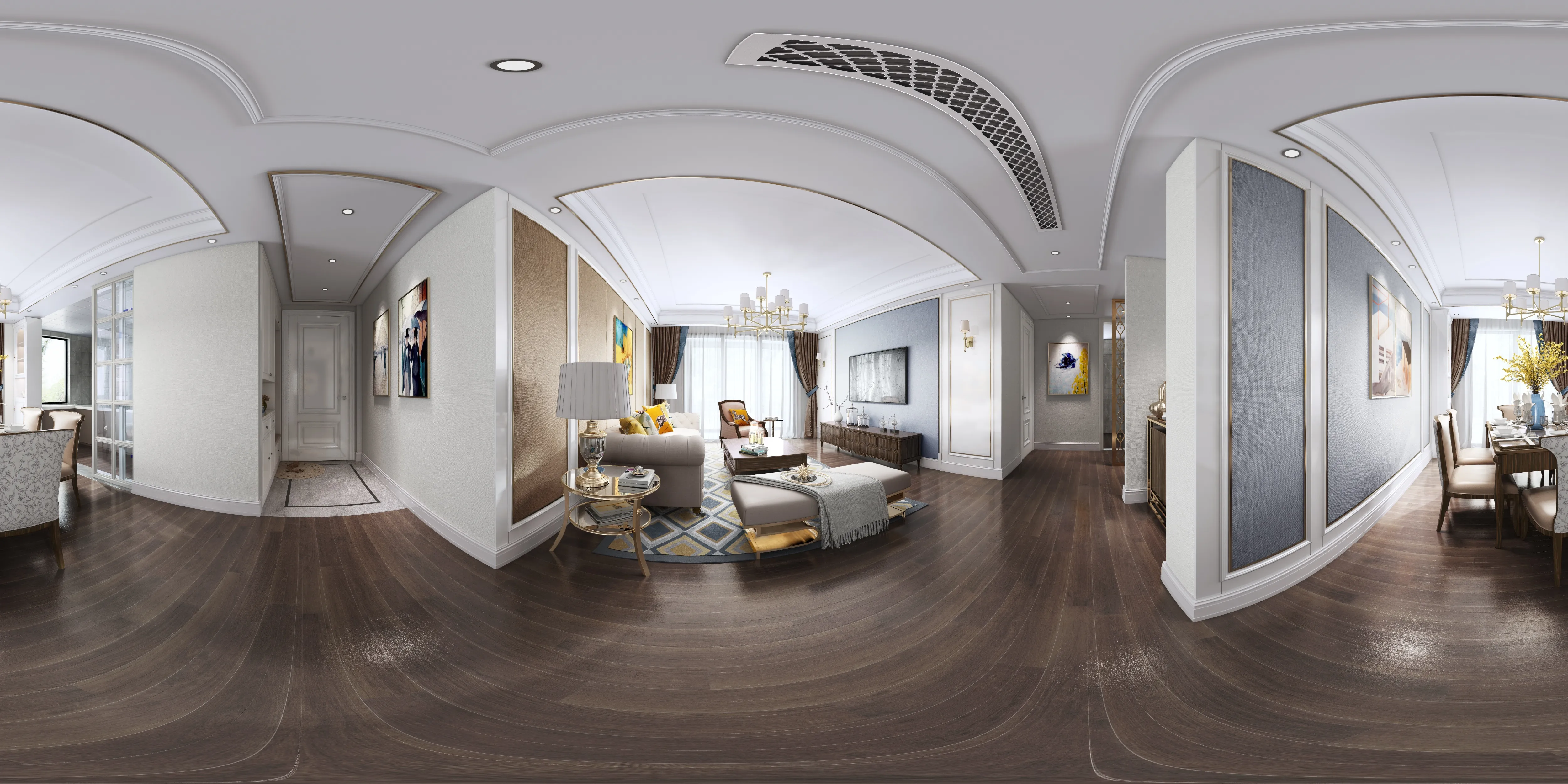 Dallas interior design project in progress