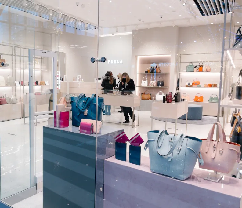 Retail showroom interior design in Frisco, Collin County, Texas