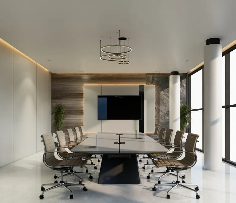 Modern co-working space interior design in Plano, Collin County, Texas