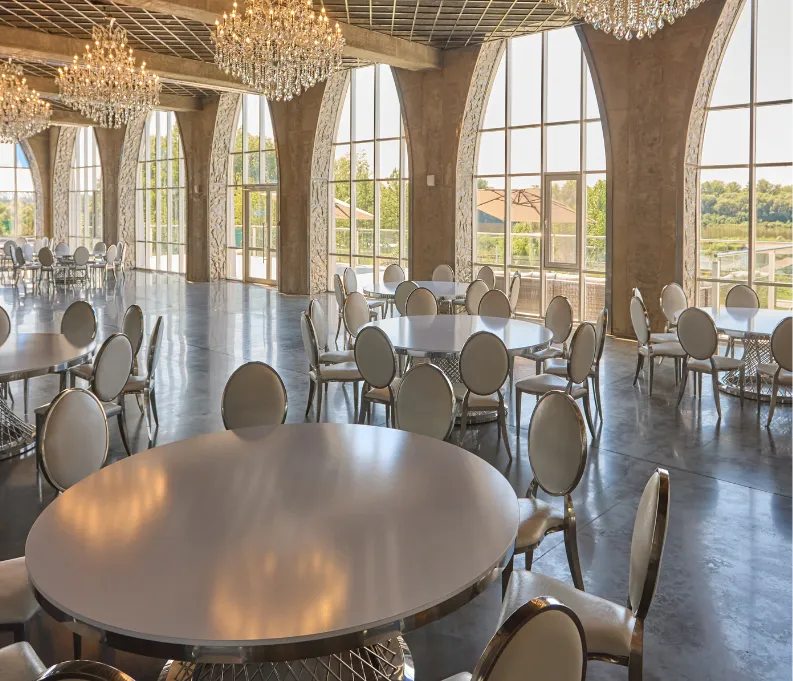 Event venue and banquet hall interior design in Arlington, Tarrant County, Texas