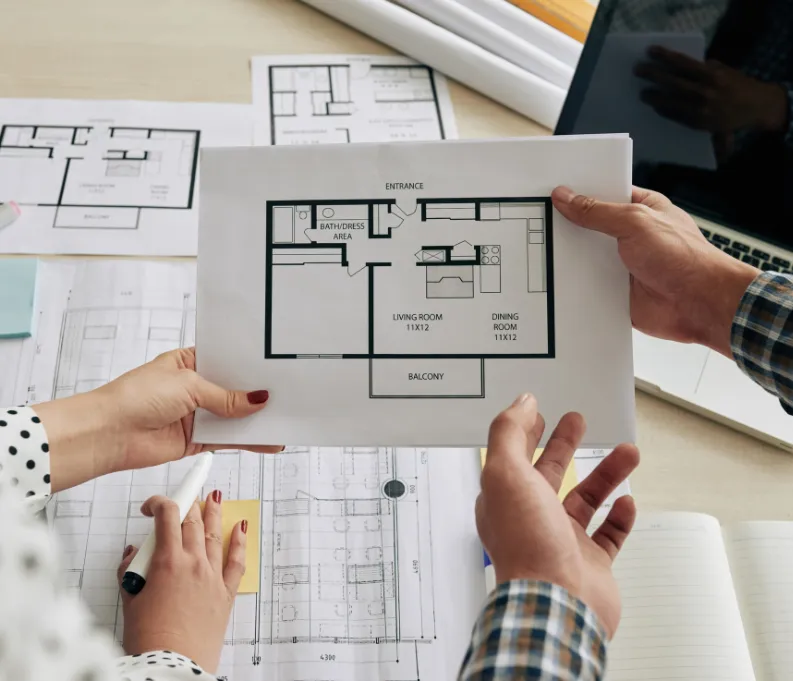 Transitional home interior with neutral tones in Plano, Collin County, Texas